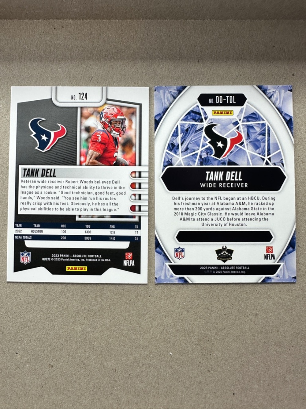 Texans Nico Collins/Andre Johnson/Tank Dell & CJ Stroud/Marks Rookies lot of 17 - Picture 9 of 15